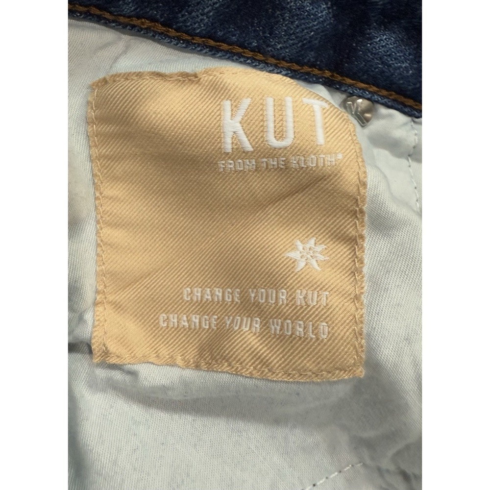 Kut from the Kloth Mid-Wash Blue Wide Leg Jeans - Picture 8 of 9
